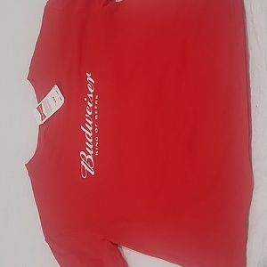 New Budweiser loose crop top